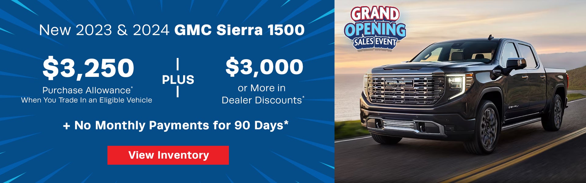 Get a $3,250 off on a new 2023 Buick Sierra in Antioch, TN